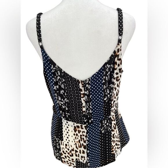 CAbi Style 3787 Crossover Cami, Animal Print, Size 6. - Picture 4 of 8